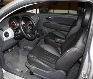 across front seats